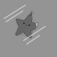 A robot in the form of a starfish, adhered to the inside of a glass panel. One of its arms is peeling away from the surface slightly and it has an antenna protruding from the end of its topmost one. Its face is on the underside, smiling happily.